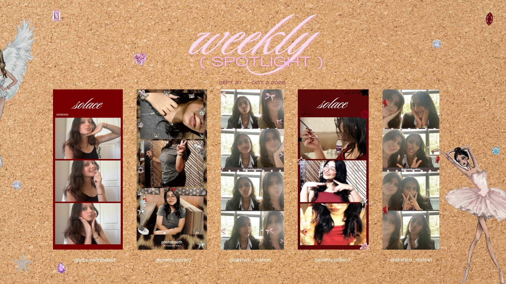 Weekly Spotlight winners collage